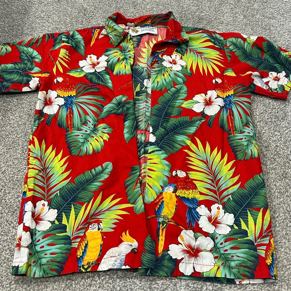 Alohawear XS Brightly Colored Hawaiian Button Up Shirt